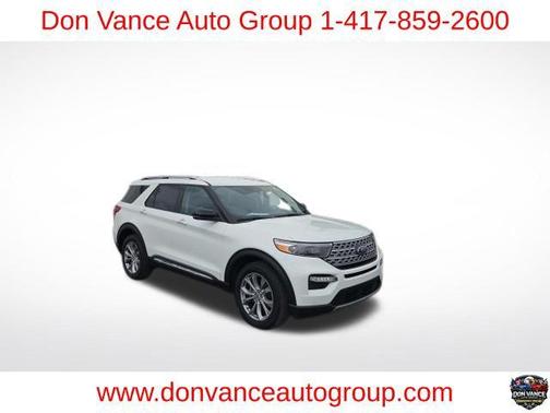 Star White Metallic Tri-Coat 2022 Ford Explorer Limited