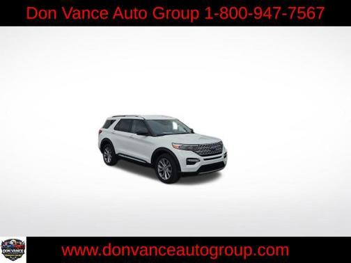 Star White Metallic Tri-Coat 2022 Ford Explorer Limited