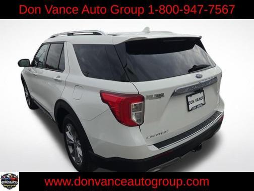 Star White Metallic Tri-Coat 2022 Ford Explorer Limited