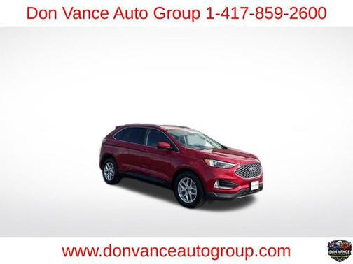 Rapid Red Metallic Tinted Clearcoat 2023 Ford Edge SEL