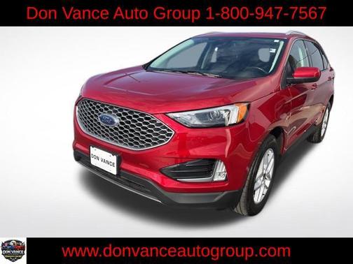 Rapid Red Metallic Tinted Clearcoat 2023 Ford Edge SEL