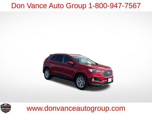 Rapid Red Metallic Tinted Clearcoat 2023 Ford Edge SEL