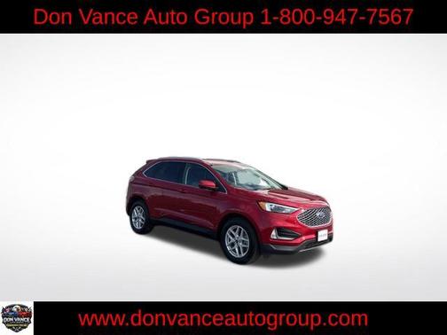 Rapid Red Metallic Tinted Clearcoat 2023 Ford Edge SEL