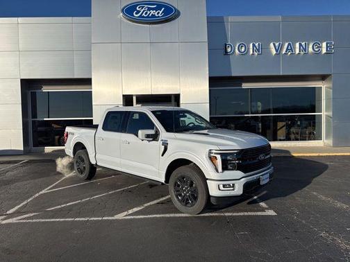 Space White Metallic 2025 Ford F-150 Platinum Truck