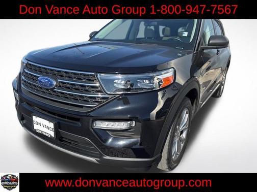 Agate Black Metallic 2022 Ford Explorer XLT