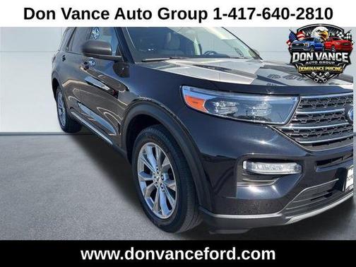 Agate Black Metallic 2022 Ford Explorer XLT