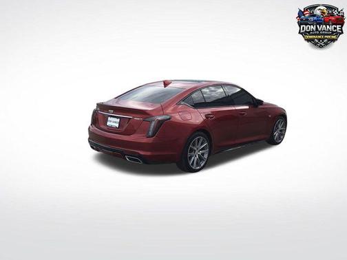 Infrared Tintcoat 2021 Cadillac CT5 Sport RWD