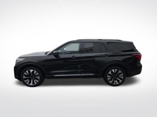 Black Metallic 2025 Ford Explorer Platinum