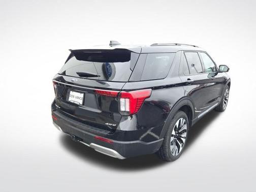 Black Metallic 2025 Ford Explorer Platinum