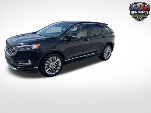 Agate Black Metallic 2024 Ford Edge Titanium