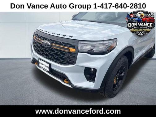 Space White Metallic 2026 Ford Explorer Tremor