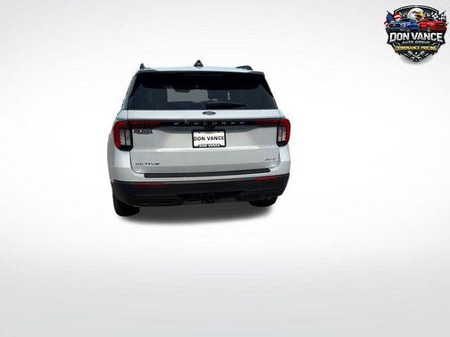 Space White Metallic 2026 Ford Explorer Active