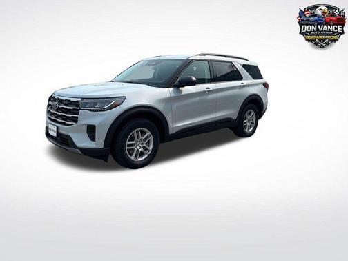 Space White Metallic 2026 Ford Explorer Active