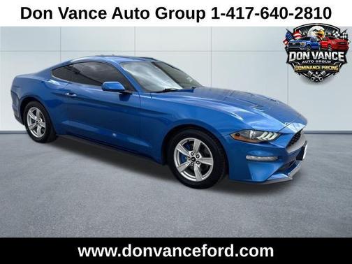 Velocity Blue Metallic 2021 Ford Mustang EcoBoost