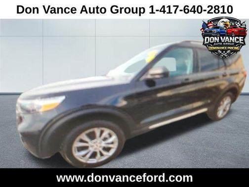 Agate Black Metallic 2023 Ford Explorer XLT