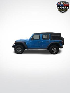 Hydro Blue Pearlcoat 2023 Jeep Wrangler Rubicon