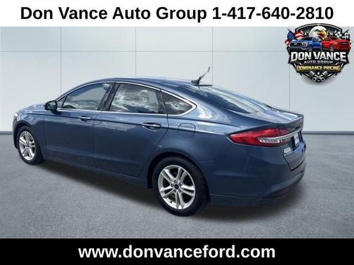 Blue Metallic 2018 Ford Fusion SE