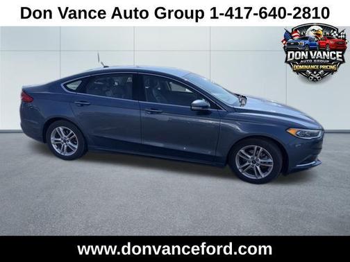 Blue Metallic 2018 Ford Fusion SE
