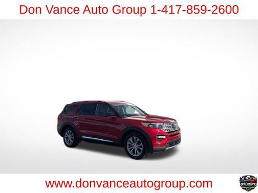 Rapid Red Metallic Tinted Clearcoat 2023 Ford Explorer Limited