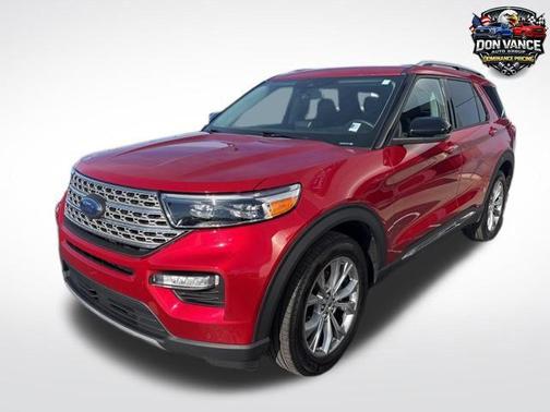 Rapid Red Metallic Tinted Clearcoat 2023 Ford Explorer Limited