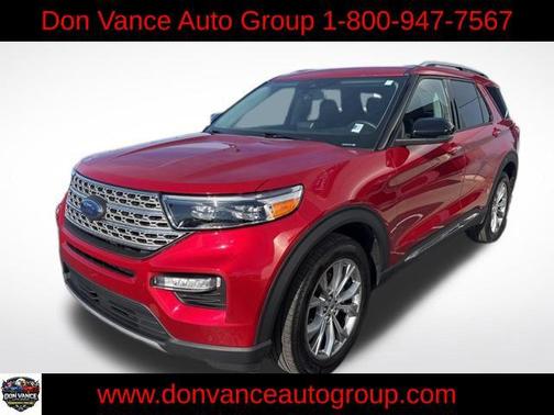 Rapid Red Metallic Tinted Clearcoat 2023 Ford Explorer Limited