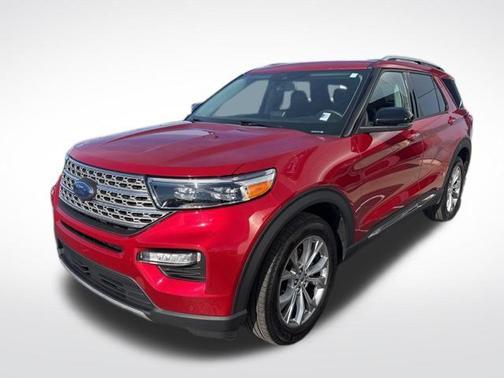Rapid Red Metallic Tinted Clearcoat 2023 Ford Explorer Limited