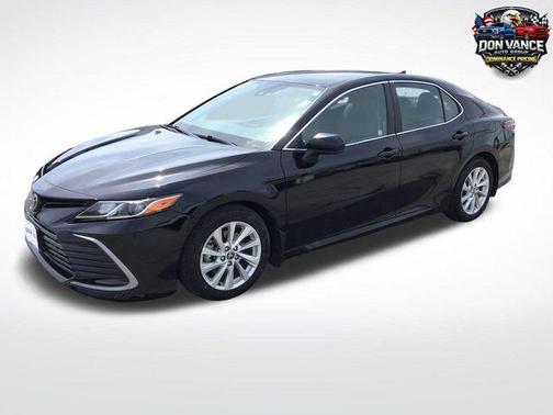 Midnight Black Metallic 2021 Toyota Camry LE
