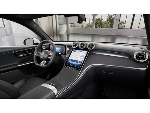 Polar White 2025 Mercedes-Benz GLC 300 4MATIC Coupe
