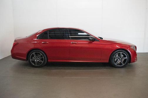 Red 2018 Mercedes-Benz E-Class 4MATIC