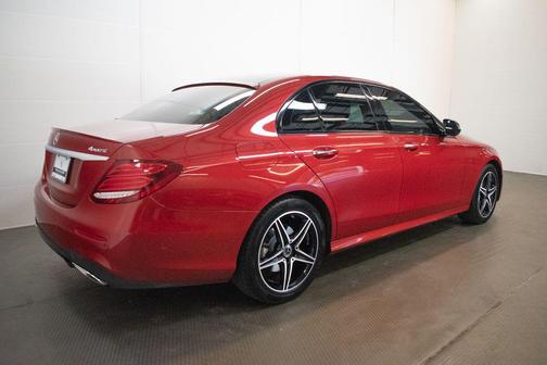Red 2018 Mercedes-Benz E-Class 4MATIC