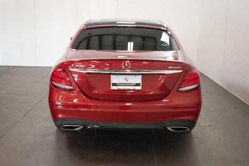 Red 2018 Mercedes-Benz E-Class 4MATIC