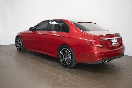 Red 2018 Mercedes-Benz E-Class 4MATIC