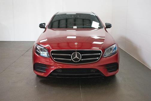 Red 2018 Mercedes-Benz E-Class 4MATIC