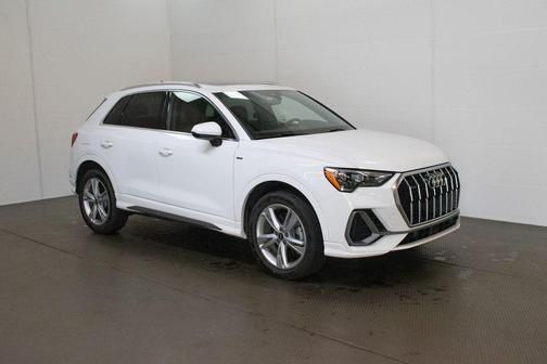 White 2022 Audi Q3 45 S line Premium