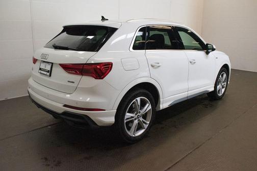 White 2022 Audi Q3 45 S line Premium