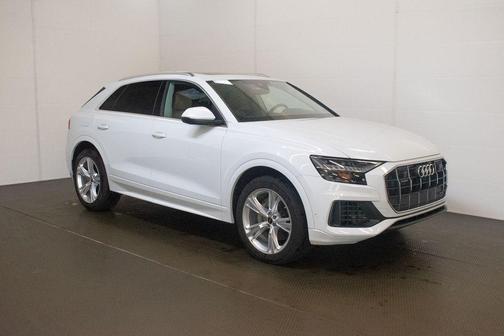Glacier White Metallic 2023 Audi Q8 55 Premium Plus