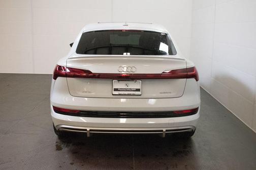Glacier White 2023 Audi e-tron Sportback S line Premium Plus