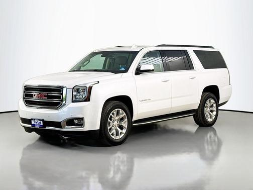 White Frost Tricoat 2018 GMC Yukon XL SLT