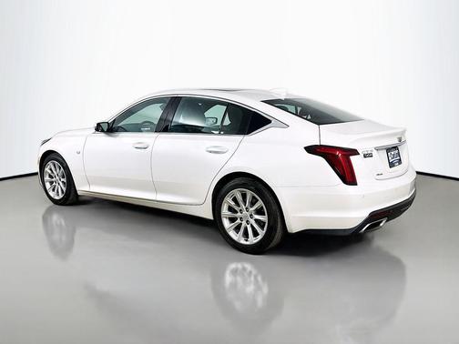 Crystal White Tricoat 2022 Cadillac CT5 Luxury