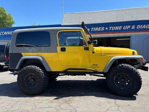 Yellow 2004 Jeep Wrangler Unlimited