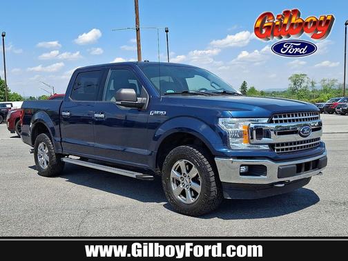 Blue 2018 Ford F-150 XLT