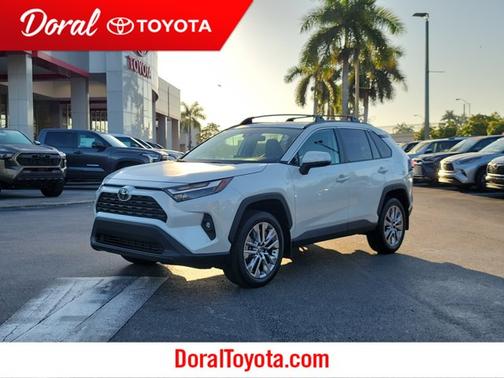 White 2024 Toyota RAV4 XLE Premium