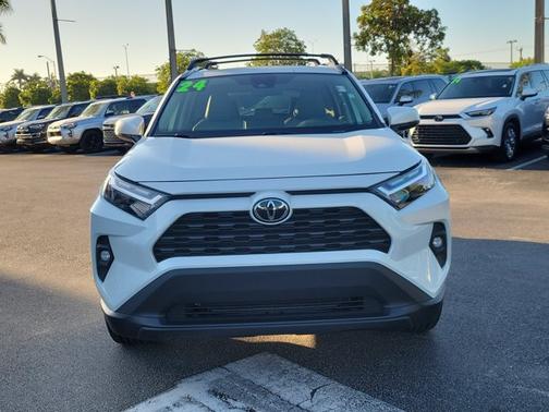 White 2024 Toyota RAV4 XLE Premium