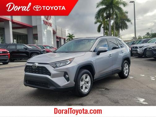 Silver Sky Metallic 2021 Toyota RAV4 XLE