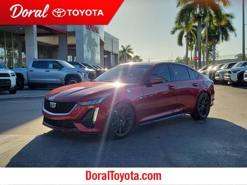 Radiant Red Tintcoat 2023 Cadillac CT5 Sport