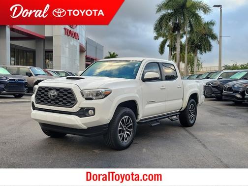 White 2022 Toyota Tacoma TRD Sport