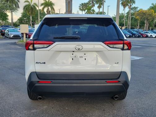 White 2024 Toyota RAV4 LE