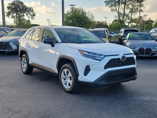White 2024 Toyota RAV4 LE