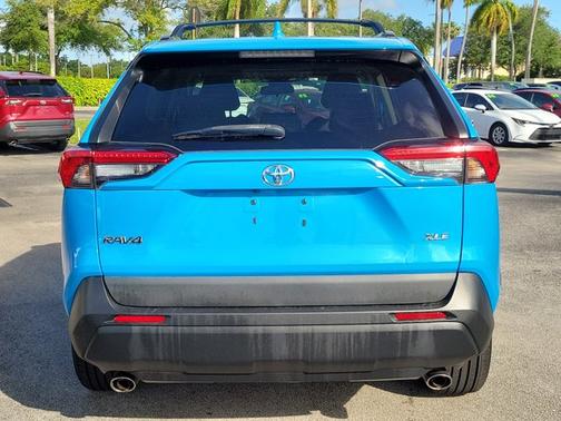 Blue Flame 2021 Toyota RAV4 XLE Premium