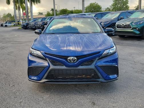Blue 2023 Toyota Camry SE